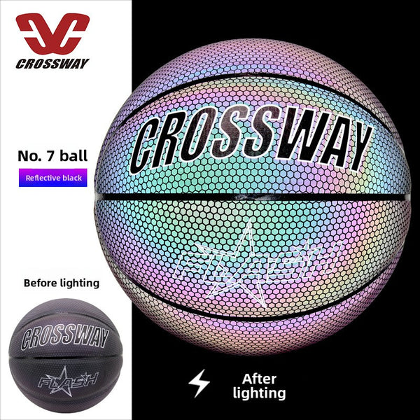 Reflective Luminous No.7 PU Basketball