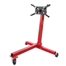 Engine Stand 750LBS Capacity, 360 Degree Rotating Engine Run Stand With 3-Casters, Heavy Duty Motorcycle Engine Stand For Auto Repair, Vehicle Maintenance, Red