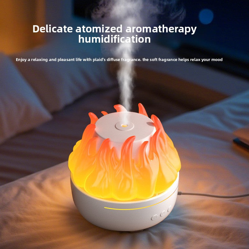 Rotating Flame Aroma Humidifier