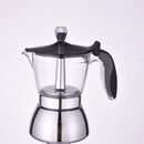 Stainless Steel Transparent Moka Coffee Pot