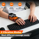 Electric heating wrist guard