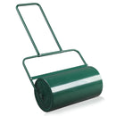 24 Inch Green Iron Lawn Roller Cylindrical Garden