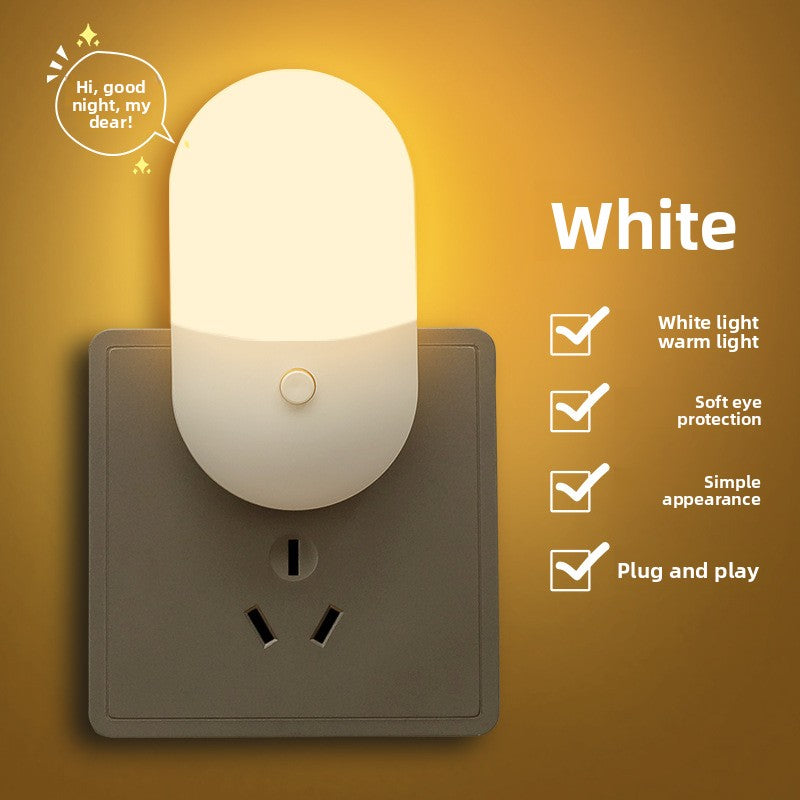 Mini Plug-In LED Night Light for Bedroom