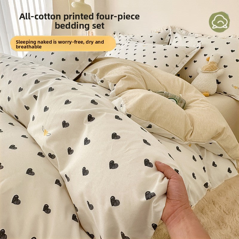 Cotton bed set