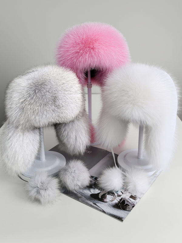 fox fur hat