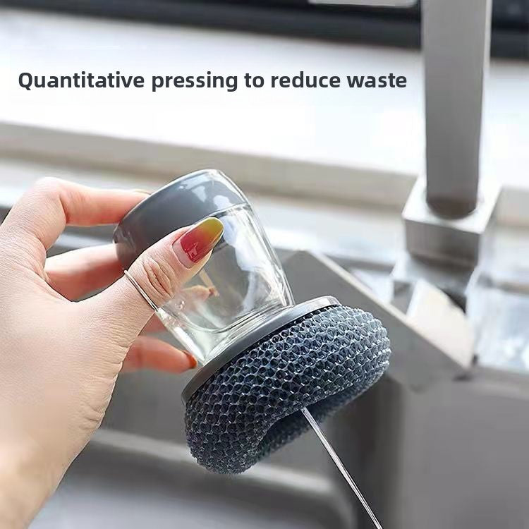 Automatic Liquid Dispensing Kitchen Cleaning Brush