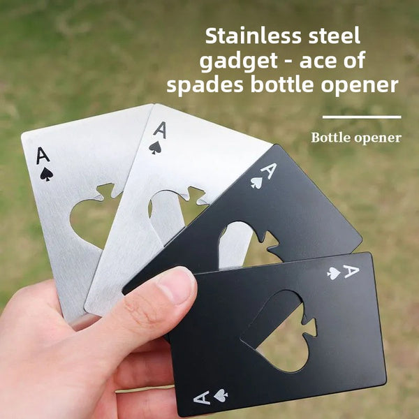 Creative poker card beer bottle opener
