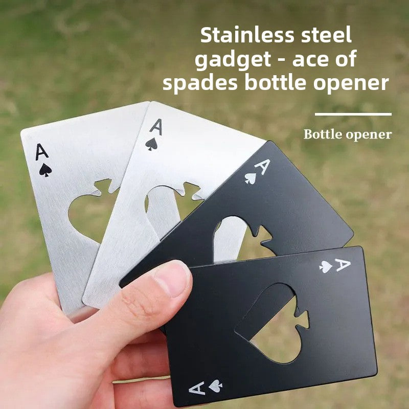 Creative poker card beer bottle opener