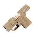 Gun Type Windproof Inflatable Lighter Cigarette Case Integrated Personality Creative Pistol Cartridge Can Be Changed Thick Medium Fine Cigarette Case