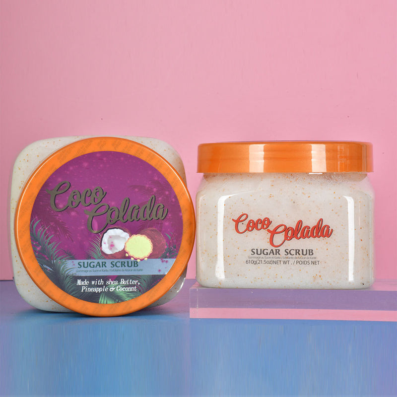 Fragrant Sugar Salt Body Scrub for Exfoliation and Moisturizing