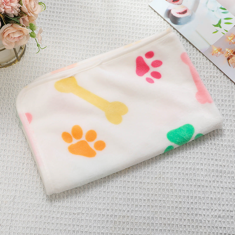 Soft Flannel Pet Blanket for Dogs and Cats