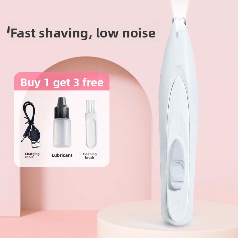 Pet Electric Hair Clipper with LED Light and Low Noise