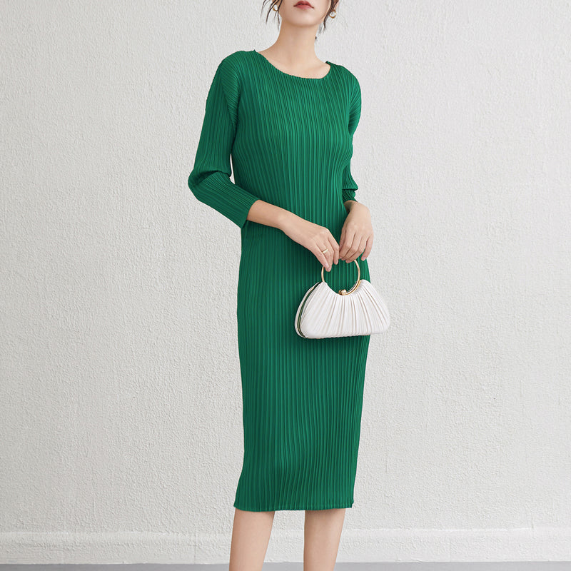 High-grade Elastic Slimming Pleated Skirt