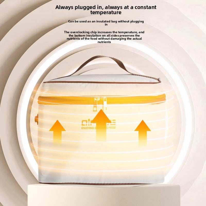Electric Insulated Lunch Box with Heating and Microwave Safe