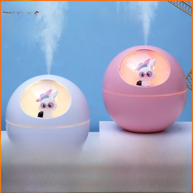 Cute Elf Ball Aroma Humidifier with Night Light