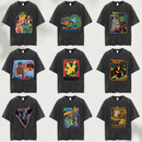 Washed and distressed T-shirt