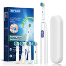 Rotating Electric Toothbrush with 5 Modes and Soft Bristles