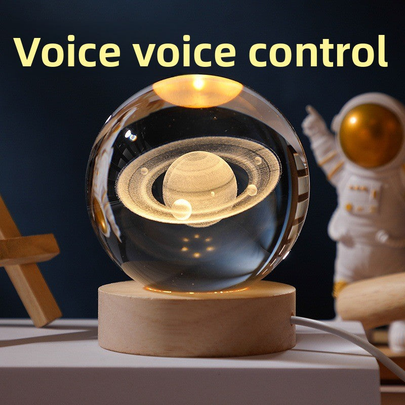 Galaxy Crystal Ball night light