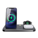 Wireless Charger Stand with Fast Charging, Night Light, and USB Port