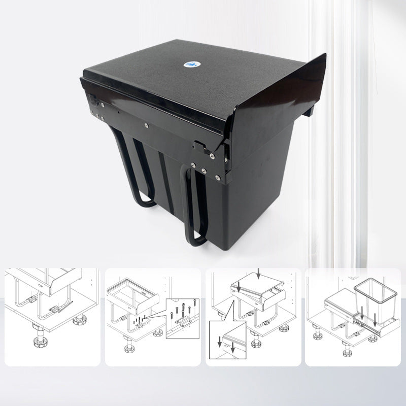 Pull-out Embedded Kitchen Trash Bin