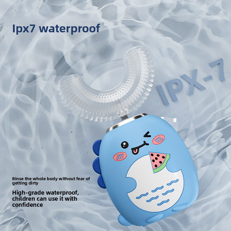 Children's Rechargeable U-Shaped Silicone Electric Toothbrush