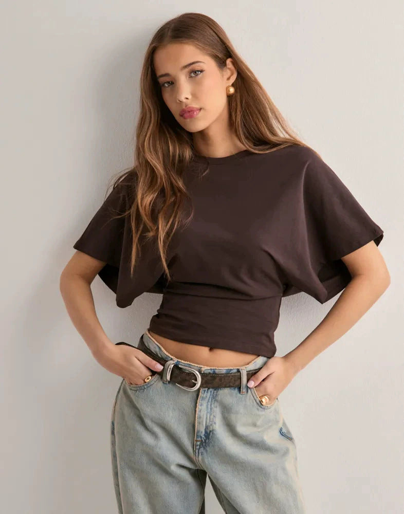 Round Neck Short-Sleeved T-Shirt