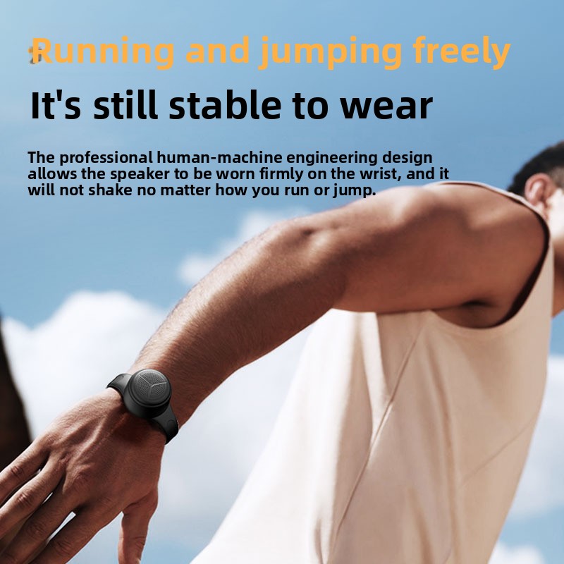 Mini Watch Bluetooth Speaker - IPX6 Waterproof, Portable