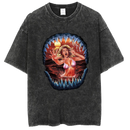 Washed and distressed T-shirt