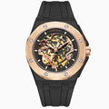 Automatic Mechanical Watch with Silicone Strap