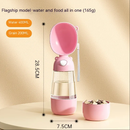 Portable Dog Water Bottle ? Travel Bowl & Food Container for Pets