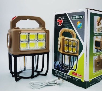 Solar Camping Portable Camping Lamp Outdoor Multifunctional Tent Light