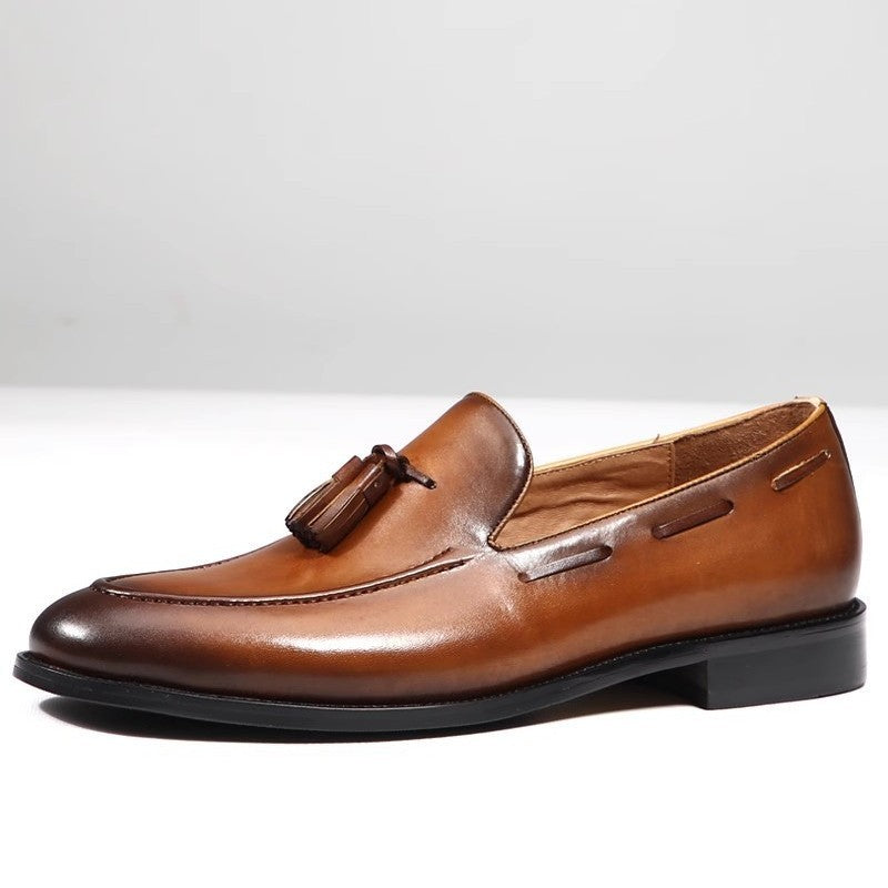 Men's Business Casual Handmade Genuine Leather Shoes