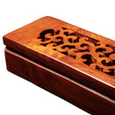 Rosewood Incense Burner Box with Inlaid Shell
