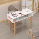Japanese Style Wooden Nail Table with Drawers for Salon