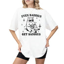 Frying snowflakes and washing them to create an aged T-shirt