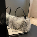 Plush handbag