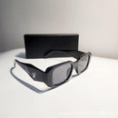 Fashionable men's and women's square-framed sunglasses