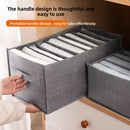 Clothing storage gadget - compartmentalized storage box