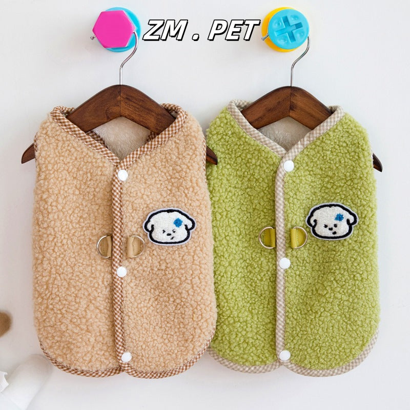 Pet warm jacket or sweaterin Velvet