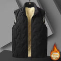 Cotton Vest Men's Lambswool Velvet Stand Collar