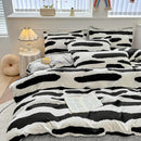 Sábanas minimalistas de algodón puro para el hogar