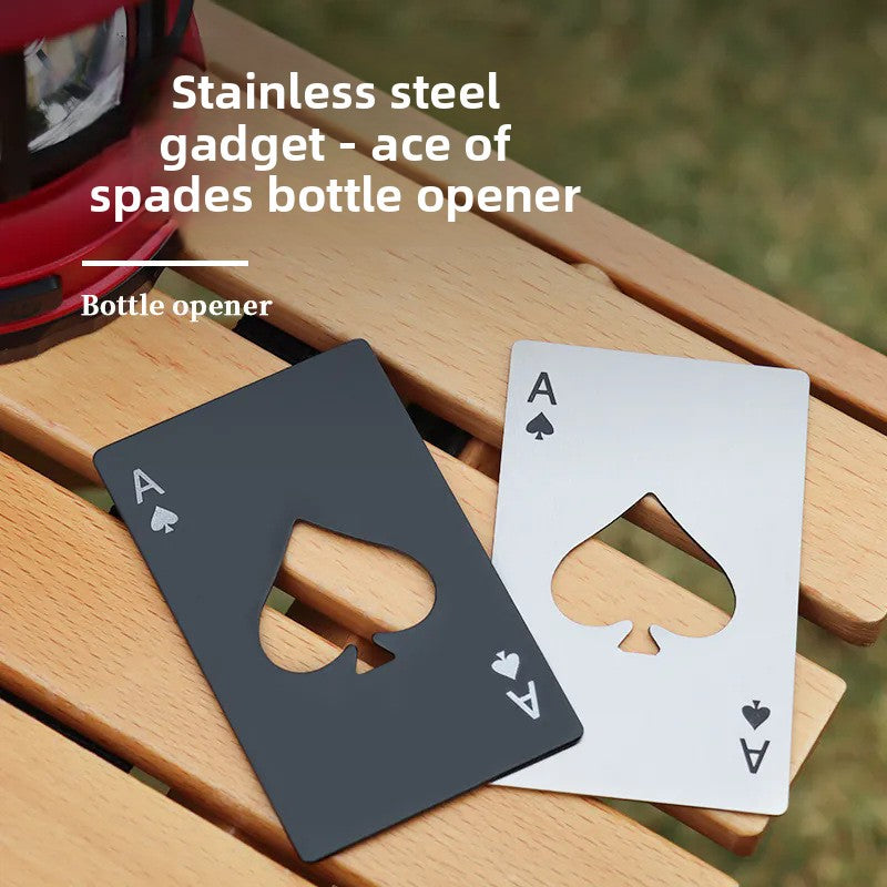 Creative poker card beer bottle opener