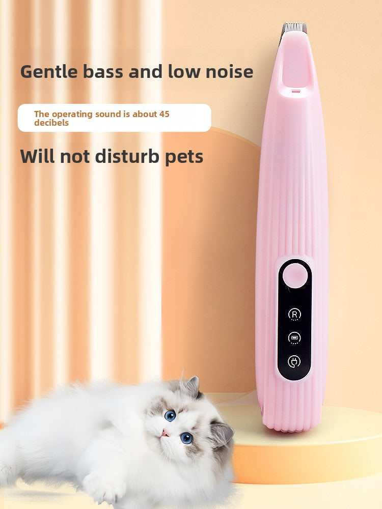 Pet Electric Hair Clipper with LED Light and Low Noise