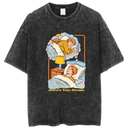 Washed and distressed T-shirt