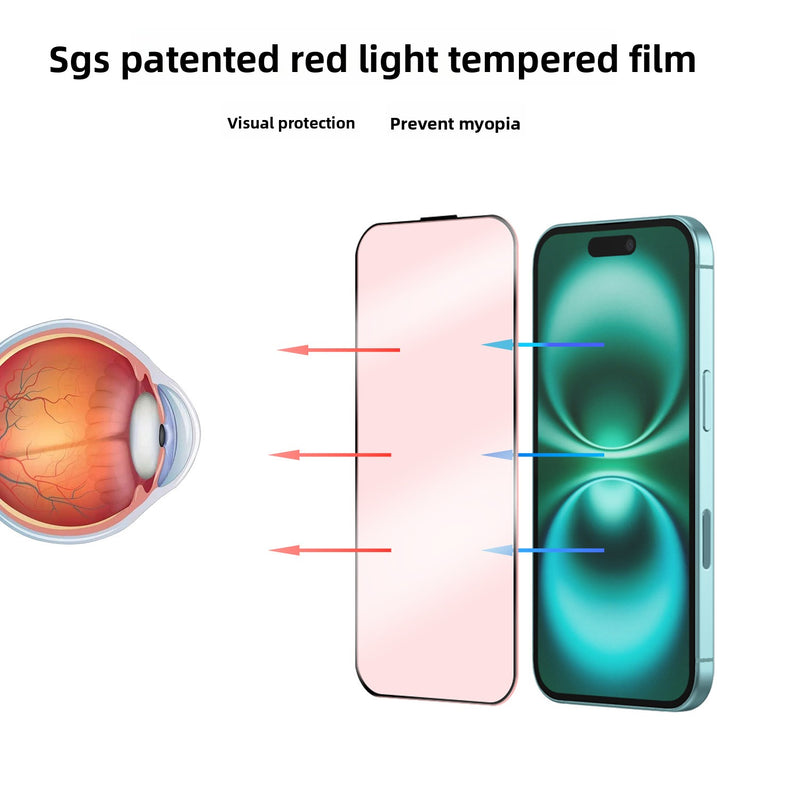 Red Light Eye Protection Glass Film