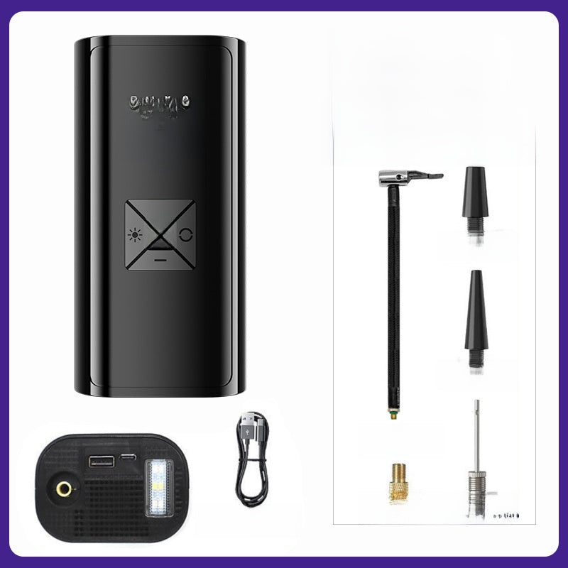 Portable Digital Car Tire Inflator with Power Bank Function