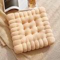 Nordic Creative Soft Plush Simulation Biscuit Office Seat Cushion