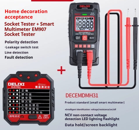 Intelligent Multimeter High-precision Digital Display Anti-burning Multi-function