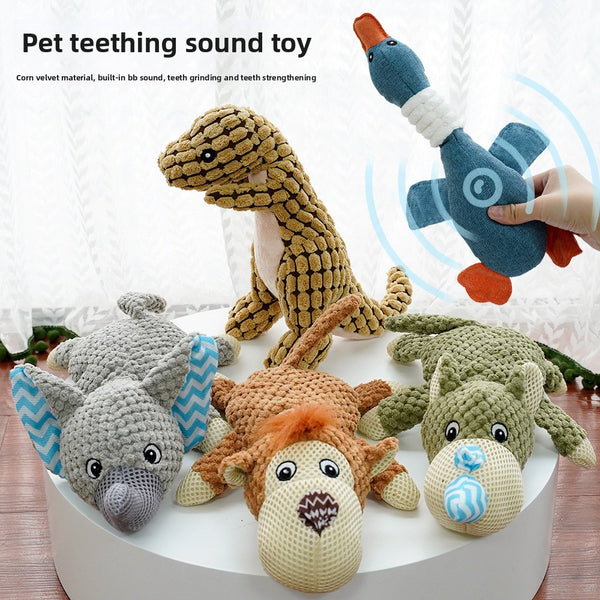 Pet Plush Squeaky Toy for Dogs and Cats