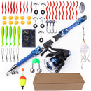 FISHKING Telescopic Fishing Rod Set with Reel and Accessories